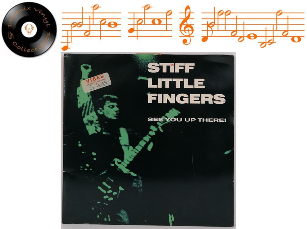 Stiff Little Fingers See You Up There! Vinyl LP A1U B1U C1U D1U Pressing - NM