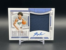 2024-25 National Treasures Colossal Materials JAYLEN WELLS Auto /49 RC #CMA-WEL