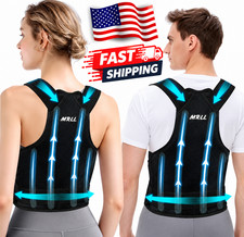 NEOPRENE MAGNETIC POSTURE CORRECTOR BAD BACK LUMBAR SHOULDER SUPPORT BELT BRACEs