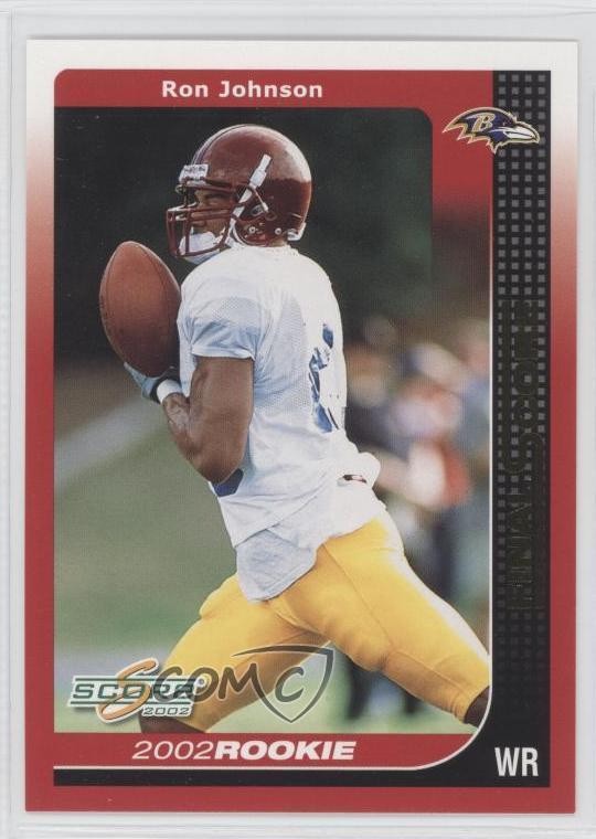 2002 Score 2002 Rookie Final Score 77/100 Ron Johnson #279 Rookie RC 0w8