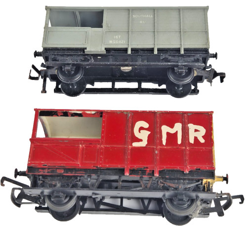Furgoneta de freno Rake Of Hornby Dublo Triang 32048 calibre OO GWR W56421 gris rojo sin caja | Condition: Used