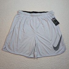 NIKE DRY FIT TRAINING SHORTS PLATINUM GREY 833368-043 Mens XL 8