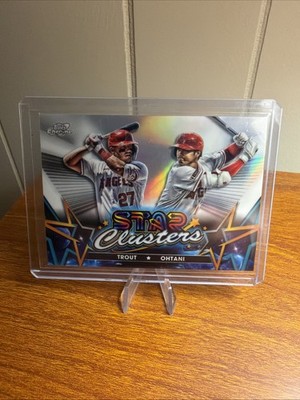 2023 Topps Cosmic Chrome - Stars Clusters Mike Trout, Shohei Ohtani #SC-3