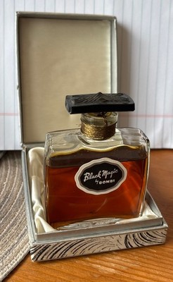RARE Sealed Vintage BLACK MAGIC Bombi 2 Oz Perfume  1940's-1950's Unused In Box
