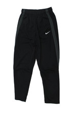 Under Armour Boys Elastic Drawstring Waist Straight Leg Sweatpants Black Size L