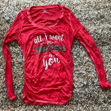 Small Christmas maternity long sleeve