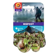 Mega Marble BIGFOOT MARBLE NET 24 Player Marbles & 1 Shooter Marble