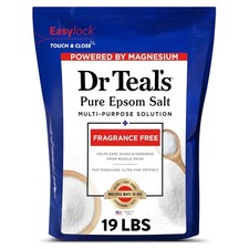 Pure Epsom Salt Bulk Magnesium Sulfate USP, Fragrance Free, 19 lbs