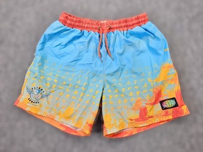 Slunks Exclusive Rare Flight School Men's XL Volleyball Athletic Shorts 5.5''