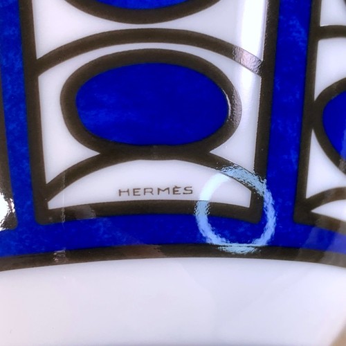 Hermes Paris Bleus D'Ailleurs Bowl Cup No.2 Porcelain Tableware with Box - Picture 8 of 10