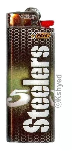 Bic NFL Pittsburgh Steelers Cigarette Lighters Brand New & Licensed (7 Pack) - Picture 9 of 11