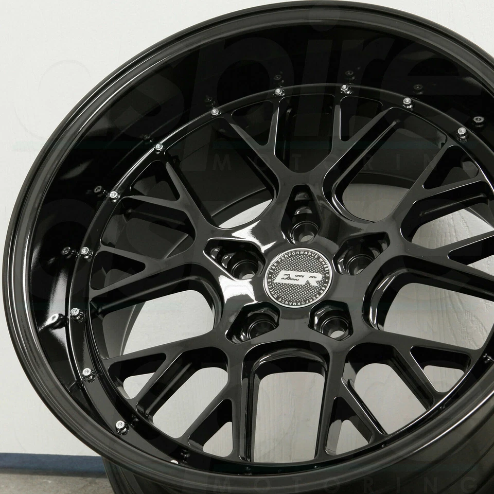 ESR CS11 Gloss Black Wheels 18x9.5 / 18x10.5 +22 5x114.3 18 Inch Rims Set 4 - Image 4 of 4