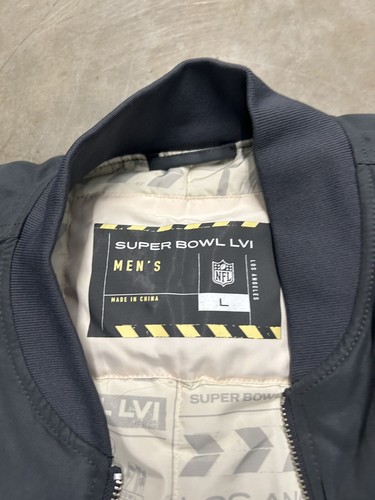 NFL Super Bowl LVI bomber Jacket Size L Men’s - Picture 2 of 6