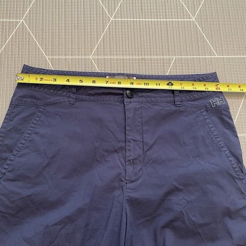 Helly Hansen Women’s Shorts Size Large Rolled Button Cuff Navy Blue - Picture 7 of 8