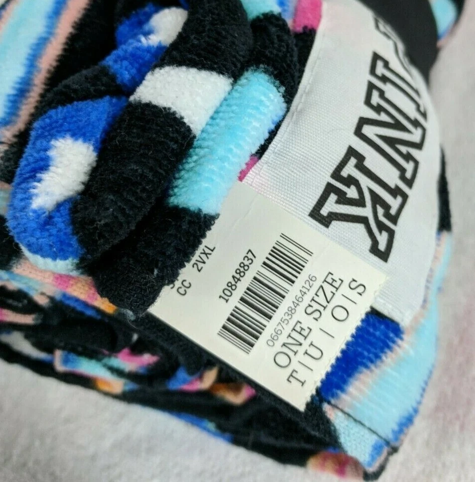 Victoria's Secret розовый пляж полотенце многоцветный ацтеков геометрические формы дизайн новый с Ярлыками - Изображение 3 из 4