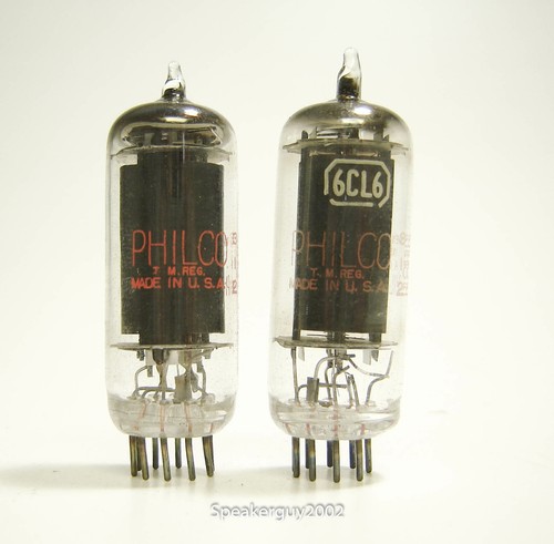 2X Philco Pentode Power Tubes / 6CL6 / 312 5505 -- KT - Picture 2 of 3