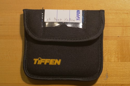 Tiffen 3x3 15 Deep Yellow filter. Very good condition - Picture 1 of 2