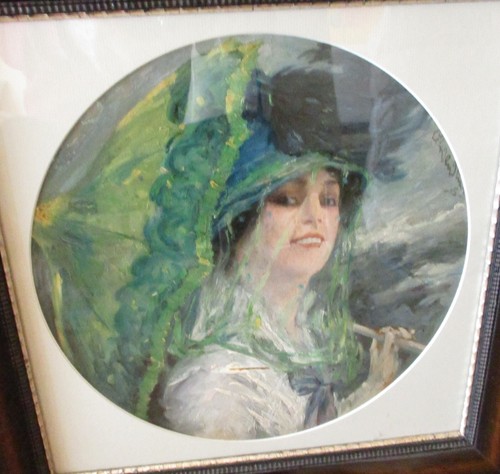 Old oil painting portrait woman from 1915 Paul Wendling Berlin 1864 - 1933 - Picture 2 of 6