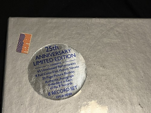 Elvis Aron Presley 25th Anniversary Limited Edition Vinyl Record Set Of 8 SEALED - Picture 8 of 9