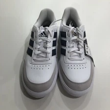 Adidas Men's Blue And White Courtblock Sneakers Size 8