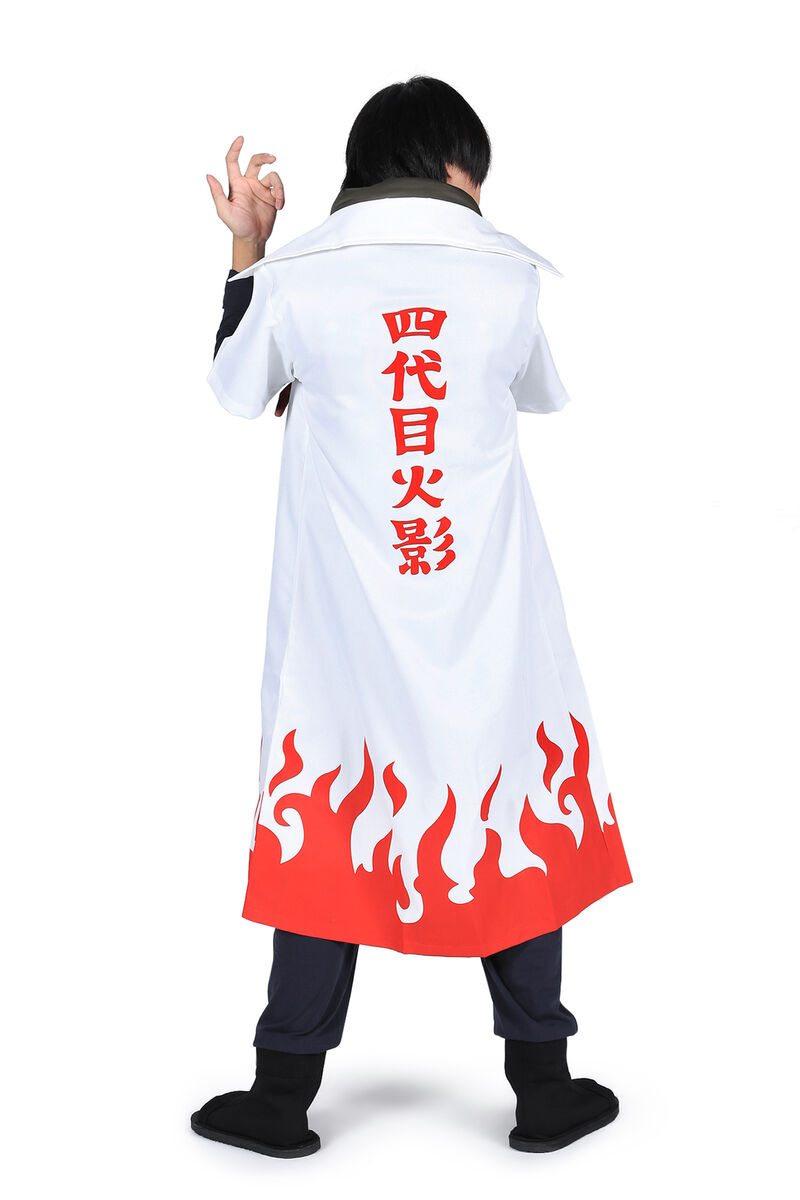 Wholesale Anime Naruto Cosplay Cloak Costume Namikaze Minato 4th