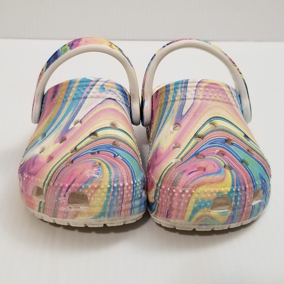 Crocs Kids Classic Out of this World II Clog Clouds Rainbow 