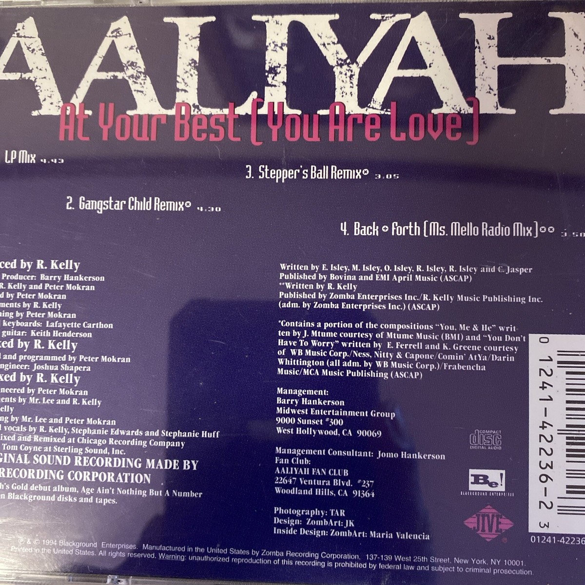 At Your Best (You Are Love) [Maxi Single] by Aaliyah (CD