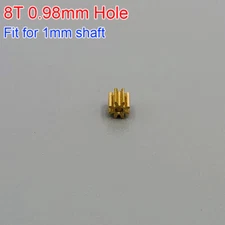 Brass Metal Copper Gear 8-15-20 Teeth Motor Toy RC Car Transmission Pinion Gear