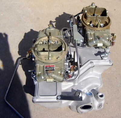 1968-69 Camaro Crossram Z-28 4295 Pair Holley Carbs Carburetors