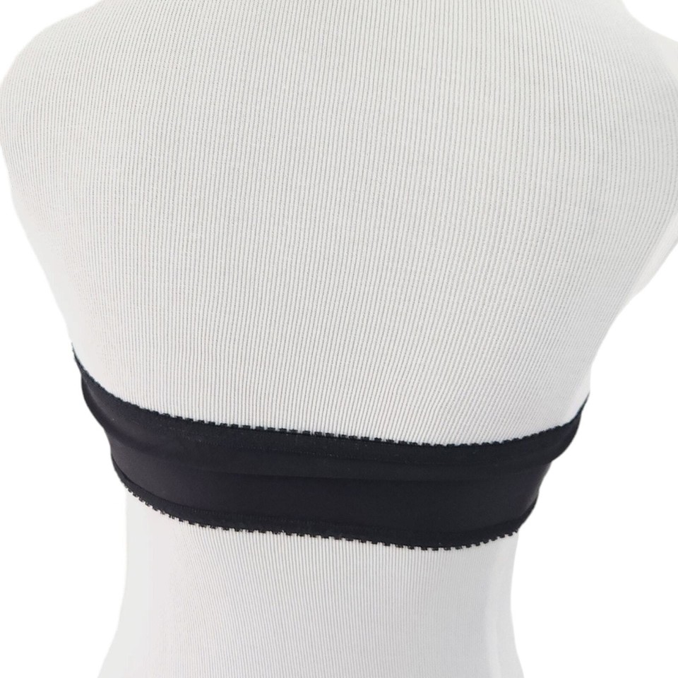 Vintage Fashion Forms Bandeau Bra Medium Wireless Black eBay