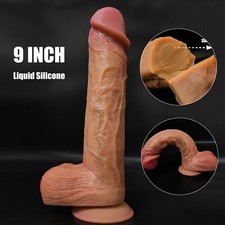 9 Inch Huge Big Dildo Suction Cup Realistic Penis Dong G-spot Sex Toy for women