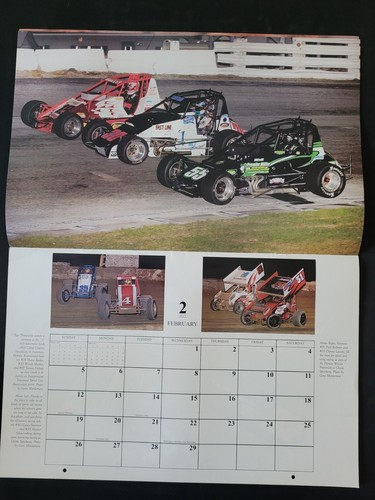 2012 Sprint Car 12-Month 11" x 17" Calendar, Kruseman/Clauson/Pittman/Saldana - Picture 3 of 15