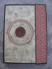 Pre-Made 6" X 8.5" Mini Scrapbook Album Folio ANCESTRY HERITAGE FAMILY Handmade