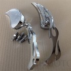For Yamaha YZFR1 R1 R6 FZR600 YZF600 Billet Metal TEARDROP FLAME Custom Mirror