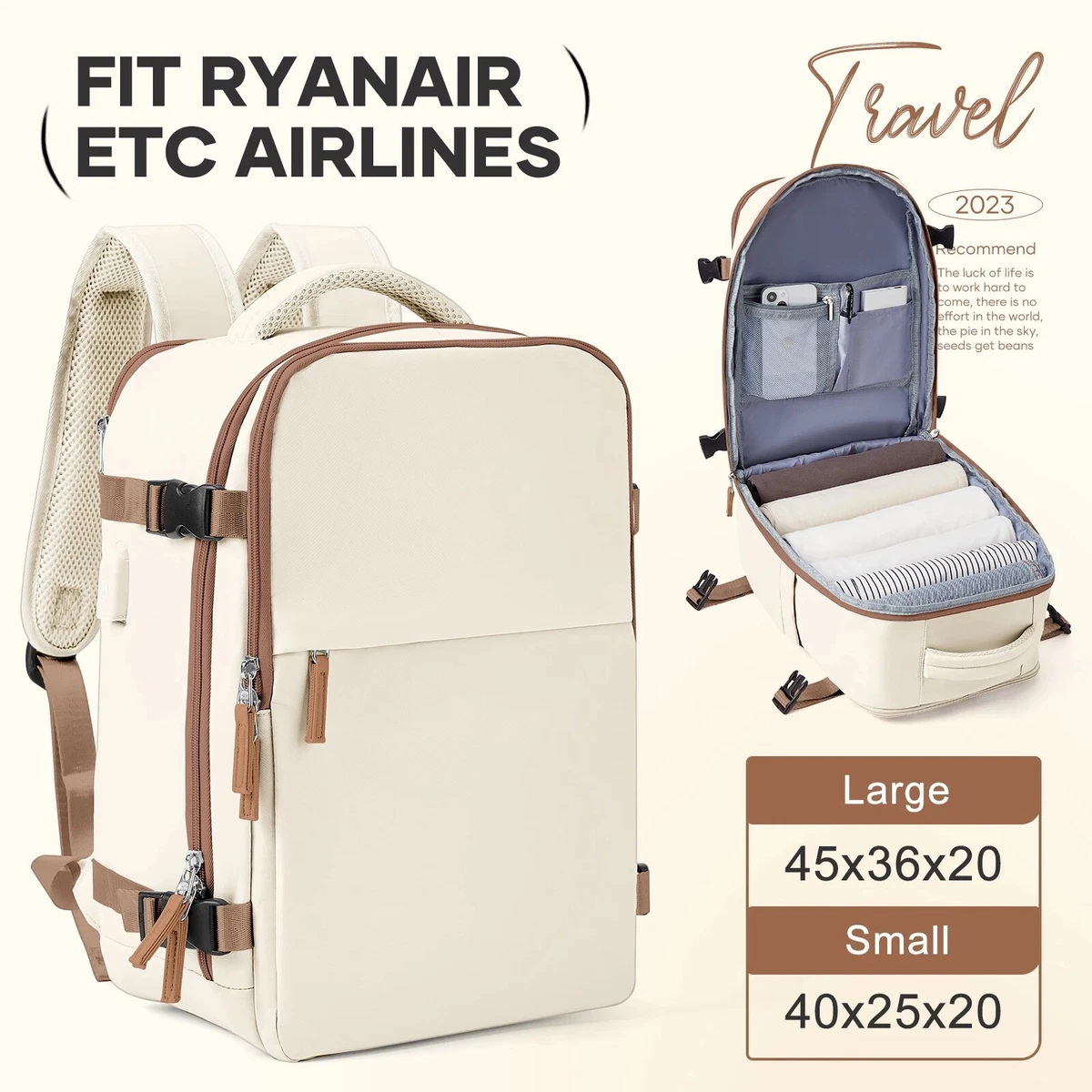 Travel Suitcase Bag 40x20x25 Ryanair