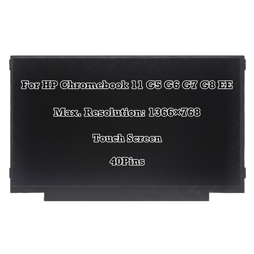 Schermo LED 11.6" Per HP Chromebook 11 G5 G6 G7 G9 EE – Non Touch, 30 Pin HD