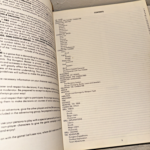 Advanced D&D Players Handbook 6th Printing TSR Gary Gygax 1978 Dungeons Dragons - Picture 9 of 20