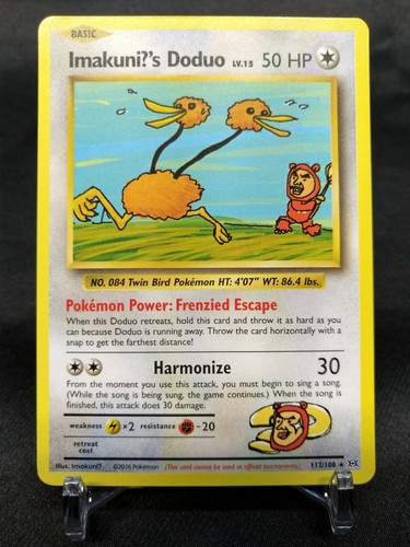 Pokemon Xy Evolutions Imakuni S Doduo 112 108 Secret Rare Ebay