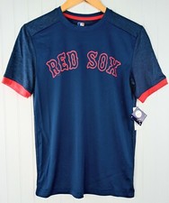 Boston Red Sox T Shirt Genuine MLB Merchandise Navy Blue Mens Small NWT