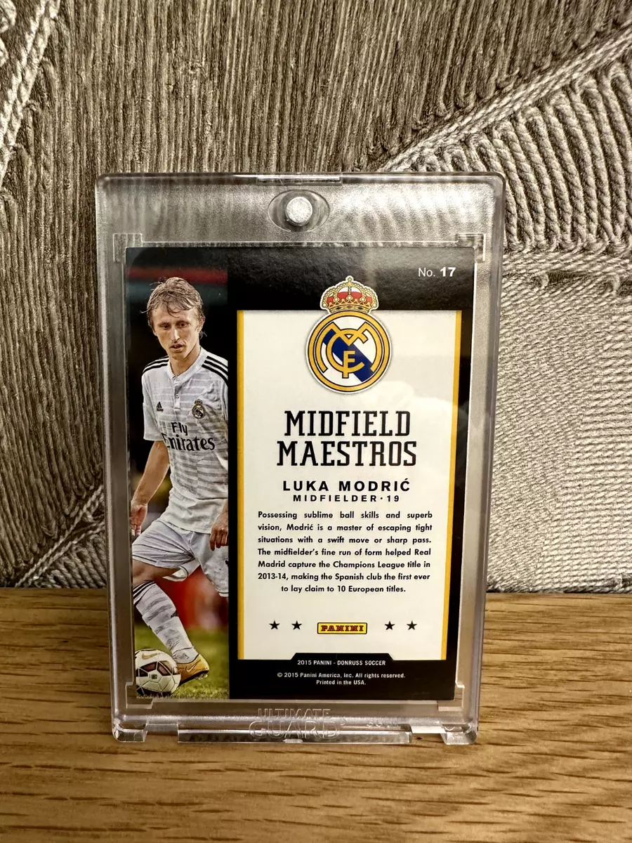 2016-17 PANINI DONRUSS Soccer LUKA MODRIC GOLD | Croatia | Real Madrid