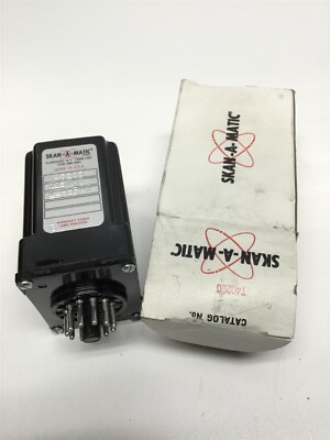 Skan-A-Matic T40200 Sensor Amplifier Relay Control SSR Output w/ Power Supply