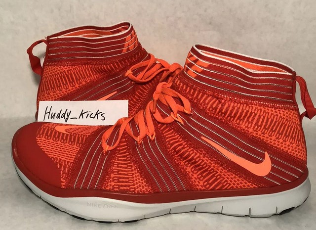 red mens nike trainers