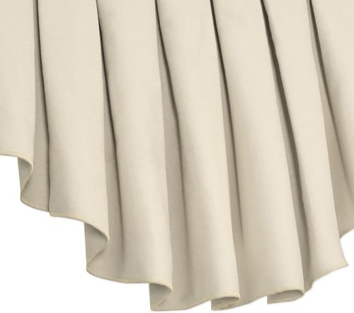 Luxurious Beige Rod Pocket Valance for Modern Living Room & Kitchen - 79x20" - Picture 9 of 11