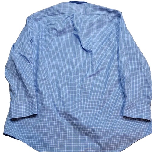 Polo Ralph Lauren Black Label Button Up Shirt 16.5 32/33 Mens Large Blue - Picture 2 of 6
