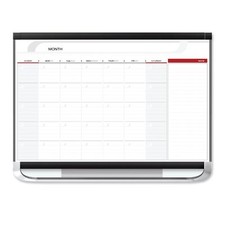 Quartet Dry Erase Calendar Board Planner Magnetic Whiteboard 3' x 2' Yearly