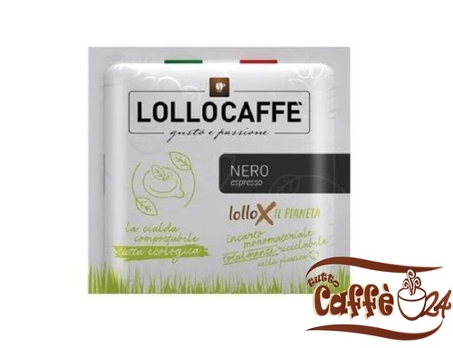 Cialde Lollo Caffè Argento Nera Classica Oro Decaffeinato Filtro Carta ESE 44mm - Foto 8 di 11