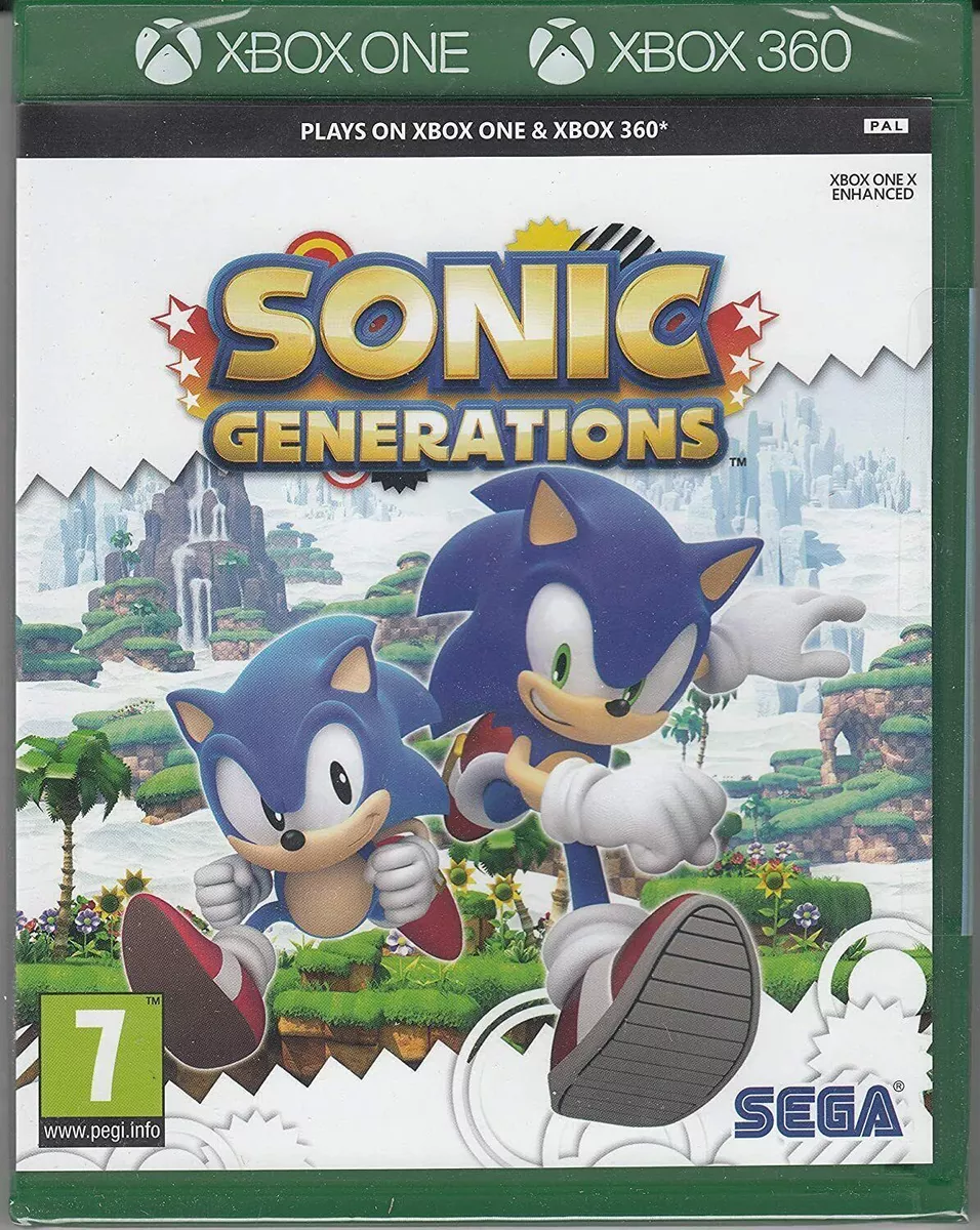 Sonic Generations - Microsoft Xbox One / Xbox 360 [SEGA Adventure Hedgehog]  NEW