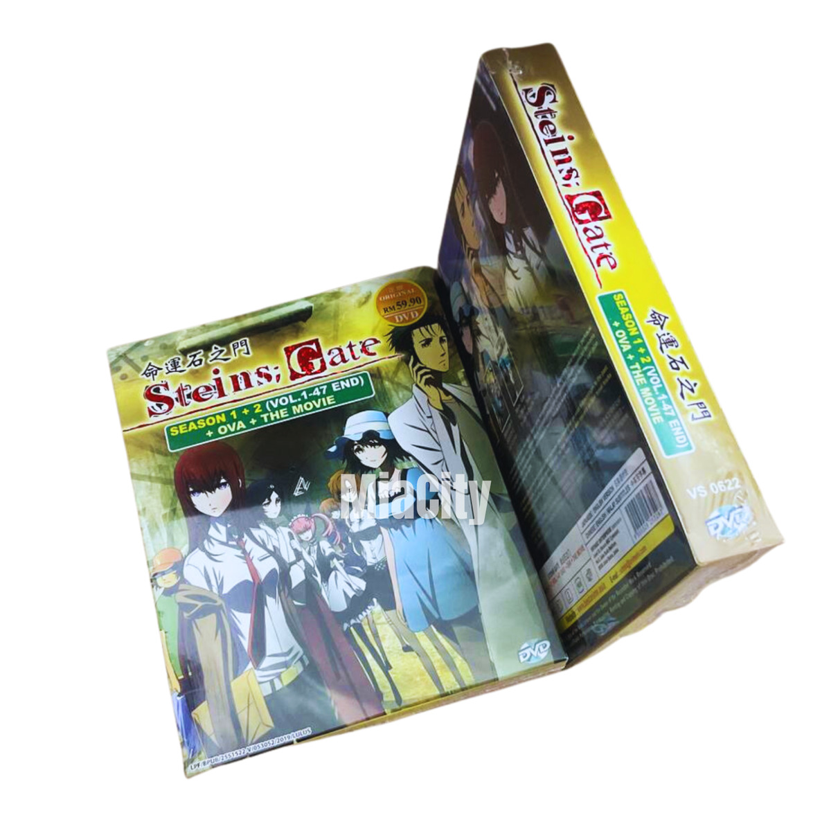 ANIME DVD Steins;Gate Season 1+2 (1-47End+Movie+OVA) ENGLISH DUBBED  Complete Box