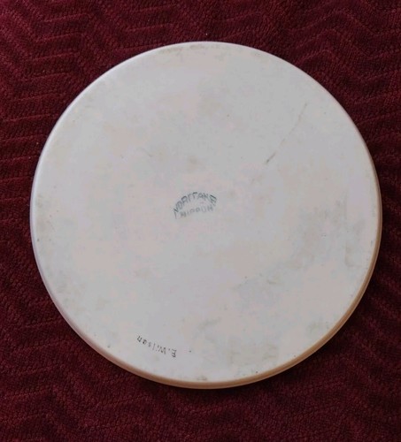 Noritake Nippon Hand Painted 5.5" Plate Signed Blue Trim Pink Flowers - Picture 4 of 6