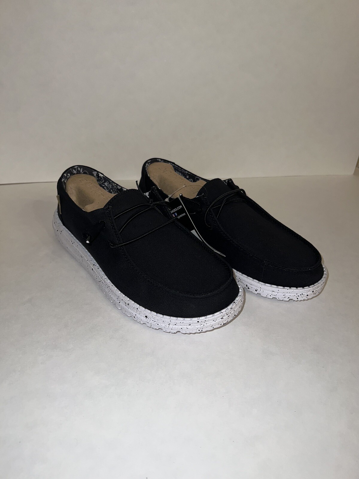 NEW - Hey Dude - Wendy Basic - Black Odyssey - Size 9